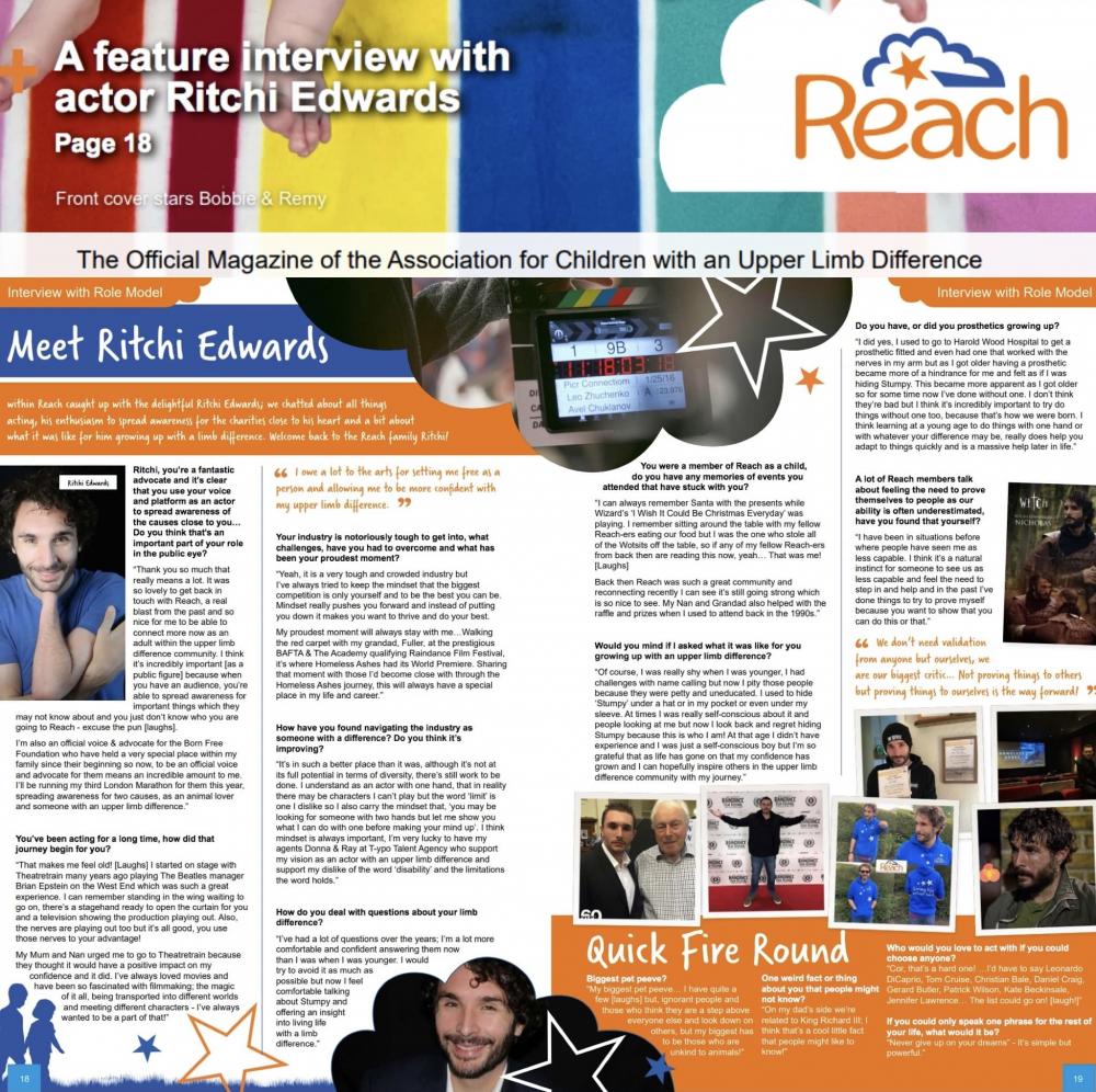 Check out my interview in the Reach Magazine Summer Issue